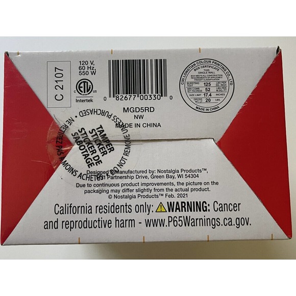 Nostalgia My Mini Griddle Non-Stick Compact  5" NIB - Picture 4 of 4